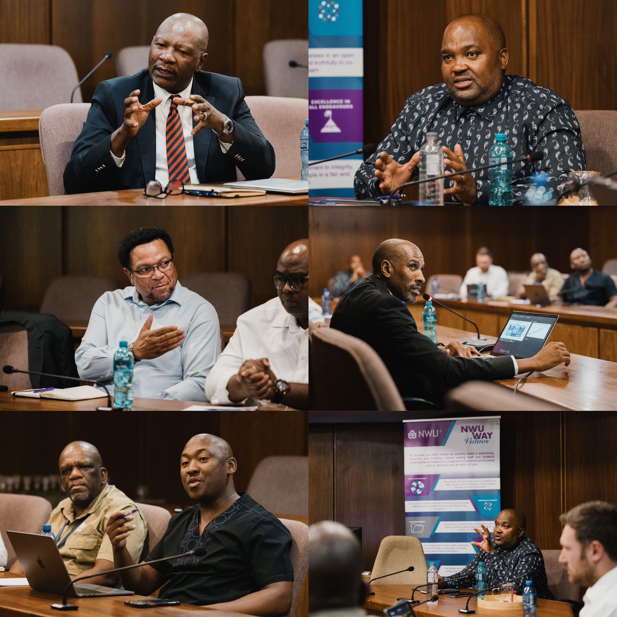 Rand_Water's tweet photo. [Repost]
“We believe in the power of collaboration to drive meaningful change. Today, meeting with @EmfuleniLM and @Rand_Water 
is a testament to this commitment” - @theNWU Vice-Chancellor Dr. Bismark Tyobeka 

#RWStakeholderEngagement 
[NS] https://t.co/0erappJgkE