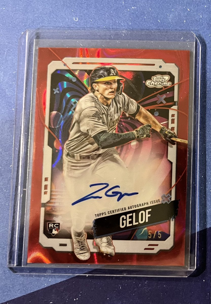 RyanBrodie14's tweet photo. Gelof red cosmic auto - $200 shipped https://t.co/kUnz5uUnnC