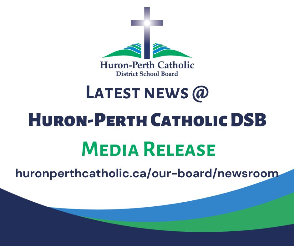 The Huron-Perth Catholic DSB is pleased to announce that Mr. Sean McDade, current Principal at St. Mary’s Catholic School in Goderich, has been appointed to the position of Superintendent of Education.  For the full media release please visit: huronperthcatholic.ca/our-board/news…