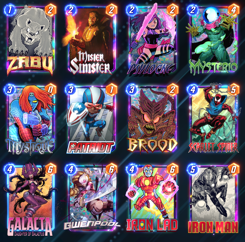 A simple cool deck with Galacta 👌