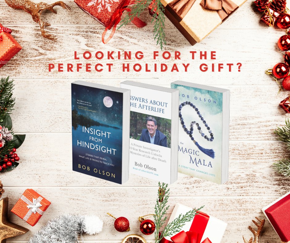 bobolson's tweet photo. Looking for the perfect holiday gift? How about Bob Olson's books! Get all three right here: https://t.co/sevgh4fCaY

RESOURCES by Bob Olson include:

Best Psychic Directory: https://t.co/aQapmoAl64

Afterlife TV: https://t.co/tA81jrFBp0

Our newsletter: https://t.co/KRzDbJRMvQ https://t.co/GM6EIYQL14