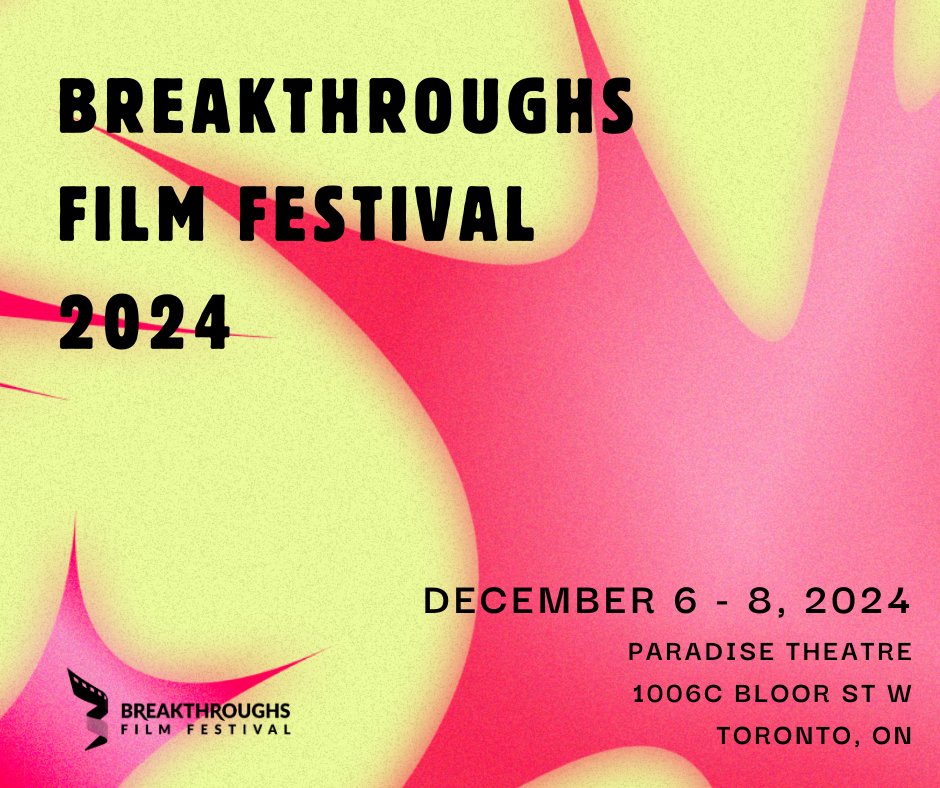 TSV is thrilled to be a sponsor for the 13th annual Breakthroughs Film Festival happening December 6-8th! #BFF24 is the only Canadian film festival dedicated to presenting short films by emerging women &amp; non-binary filmmakers.

Get your tickets at breakthroughsfilmfestival.com