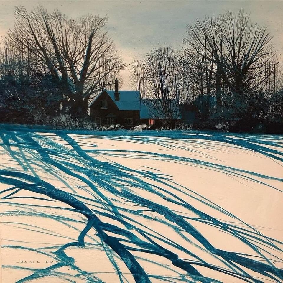 olgatuleninova's tweet photo. Paul Evans  (British Artist, born 1950)  
Winter Light 2023 https://t.co/KyThLV92Ry