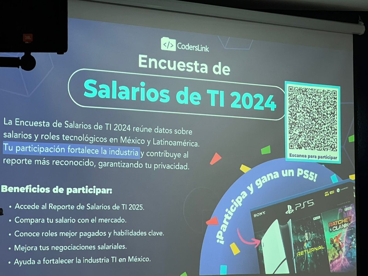 coderslink's tweet image. Este fin de semana en #PythonDay2024, compartimos una charla increíble sobre conectar talento tech con oportunidades globales. 💻🌍
¡Gracias a todos los que se unieron! Aquí unas fotos del momento. 🚀
#CodersLink @python_mid