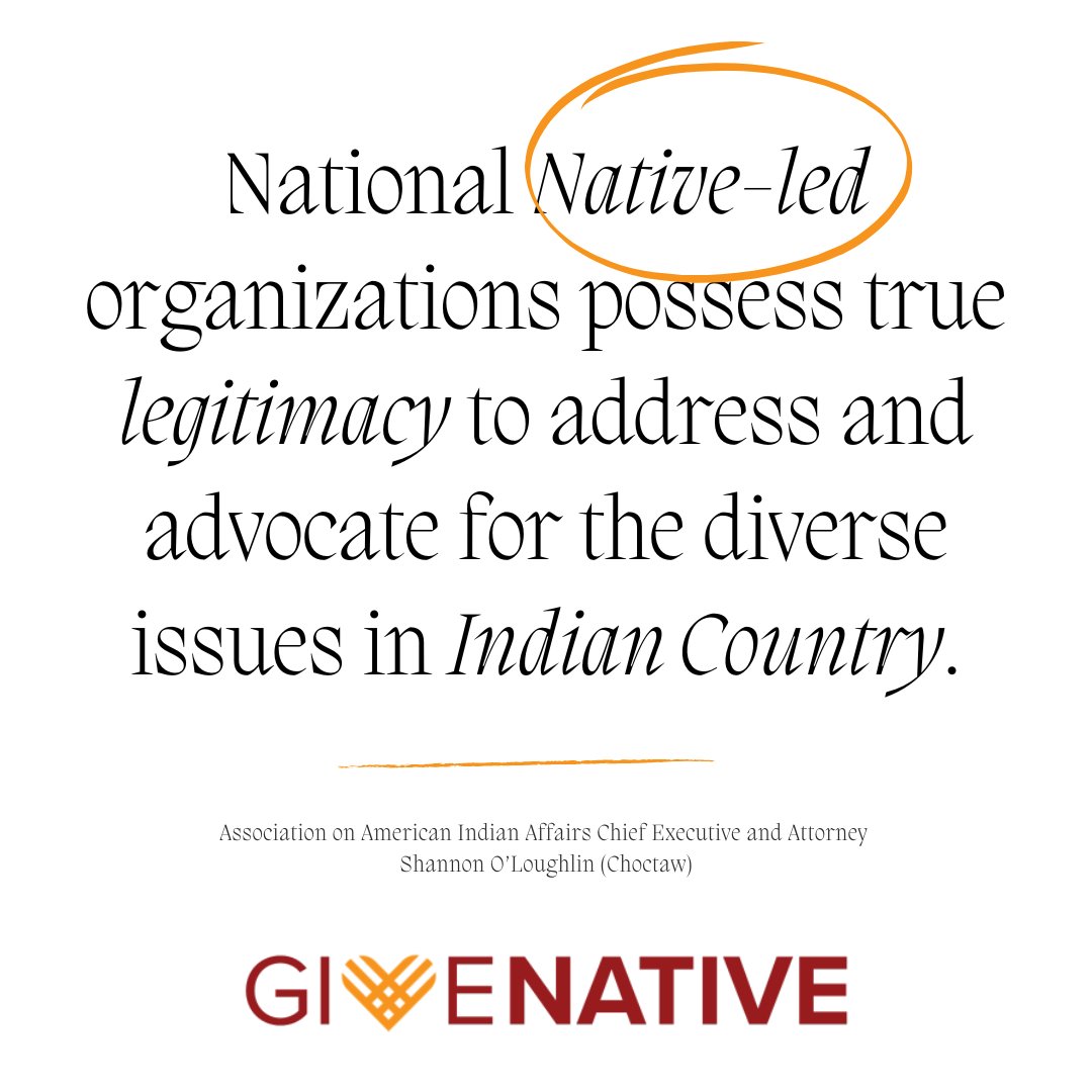 Native Ways Federation (@native_ways) on Twitter photo 🌎 Native-Led Advocacy for Real Change 🌎
🪶This #GivingTuesday, invest in the organizations that are championing real change for Native communities across the country. 🧡
#GiveNative #NativeLed #IndianCountry #GivingTuesday #IndigenousEveryday <a href="/IndianAffairs/">Association on American Indian Affairs</a> 🌎 Native-Led Advocacy for Real Change 🌎
🪶This #GivingTuesday, invest in the organizations that are championing real change for Native communities across the country. 🧡
#GiveNative #NativeLed #IndianCountry #GivingTuesday #IndigenousEveryday <a href="/IndianAffairs/">Association on American Indian Affairs</a>