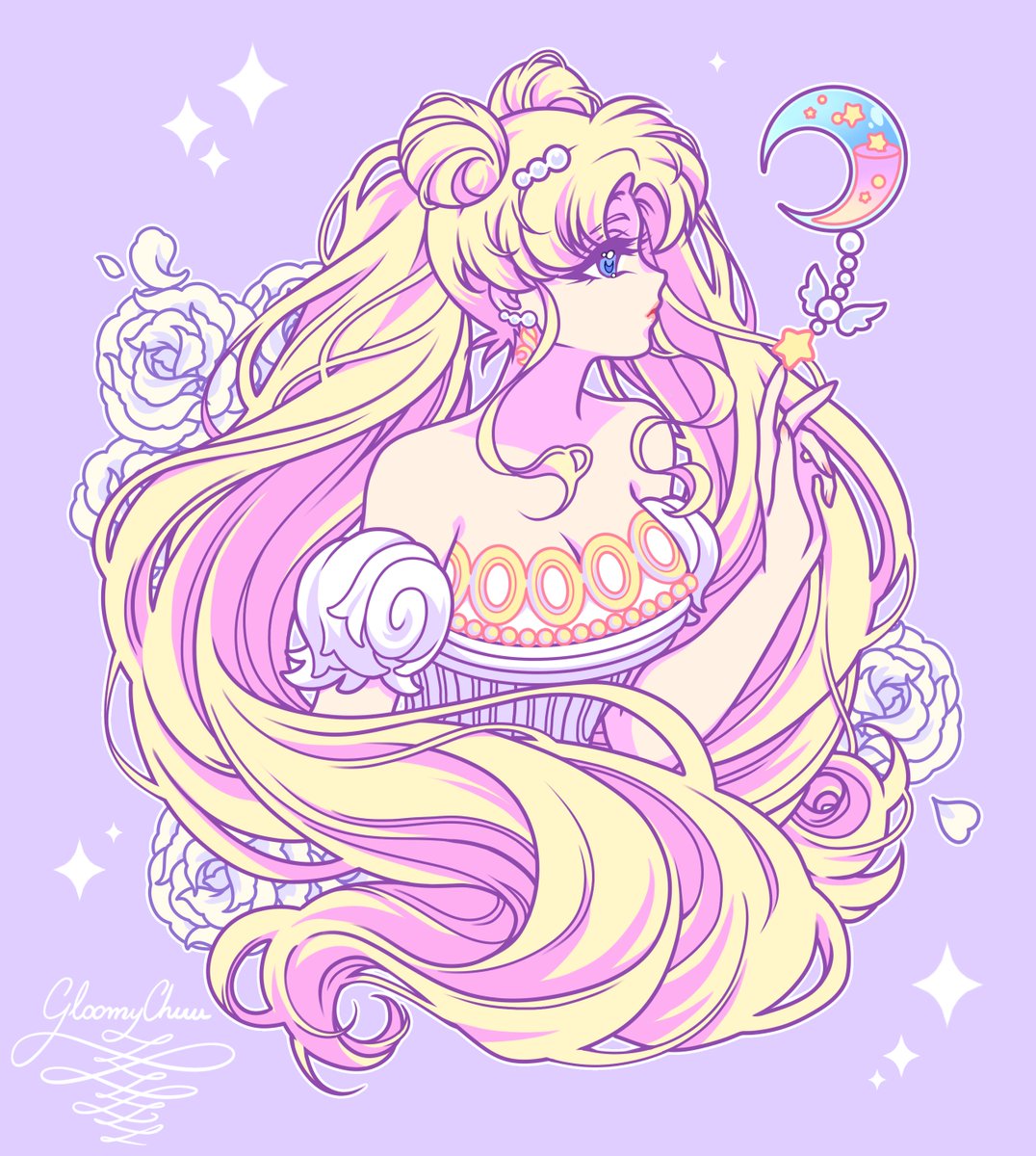 Gloomy_Chuu's tweet photo. Princess Serenity🌙
I missed drawing my comfort girl 😭 https://t.co/tp4D17Pwgu