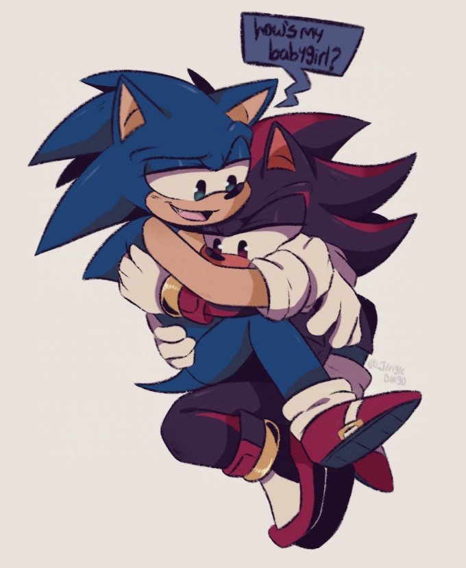 JingleDing0's tweet photo. Confort words 
#sonic #SonicTheHedghog #ShadowTheHedgehog #sonadow #Shadonic https://t.co/AEXA2nICer