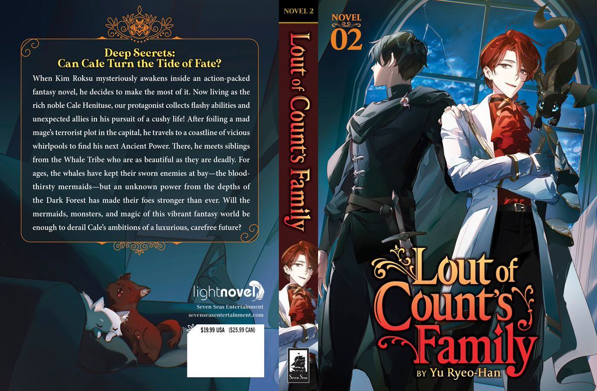 gomanga's tweet photo. LOUT OF COUNT’S FAMILY (NOVEL) Vol. 2

The popular Korean novels that inspired the hit webtoon! A man who just wants to relax must use his wit and wiles to survive the fantasy novel he’s fallen into.

Out today in print/digital! See RETAILERS section:
https://t.co/PolyDEzmJv https://t.co/Hmq9MyaSGT