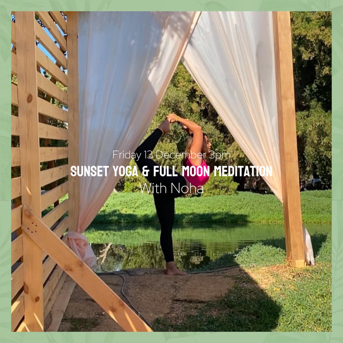 ilcampoeg's tweet image. IL CAMPO December Events 🌲

🌟 Pottery Session
🗓️ Friday, 6 December 

🧘‍♀️ Sunset Yoga &amp;amp; Full Moon Meditation
🗓️ Friday, 13 December 

💡 Life coach 
🗓️ Saturday, 21 December 

#events #ilcampo #december #yoga #pottery #life