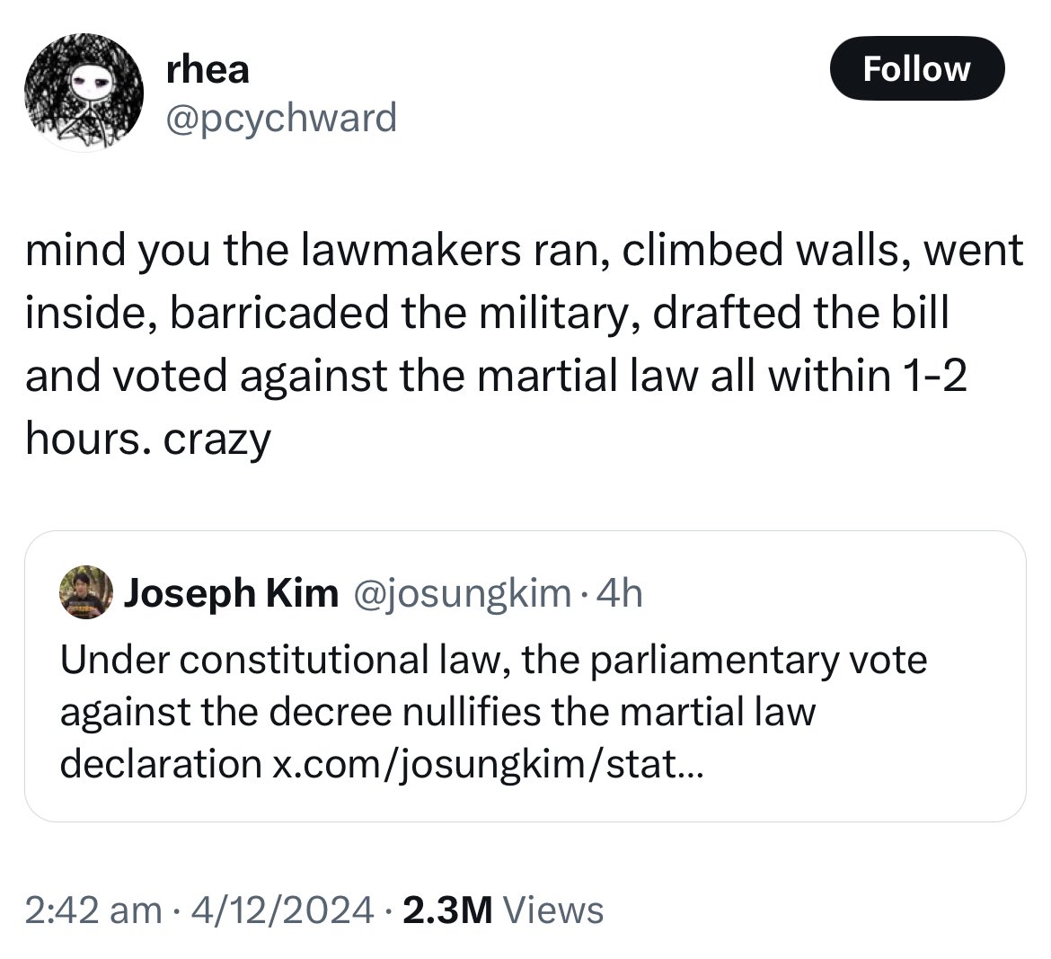 imagine australian MPs doing this. you can’t. you couldn’t force them to go to work on their day off even at gunpoint and none of them can physically climb a fence