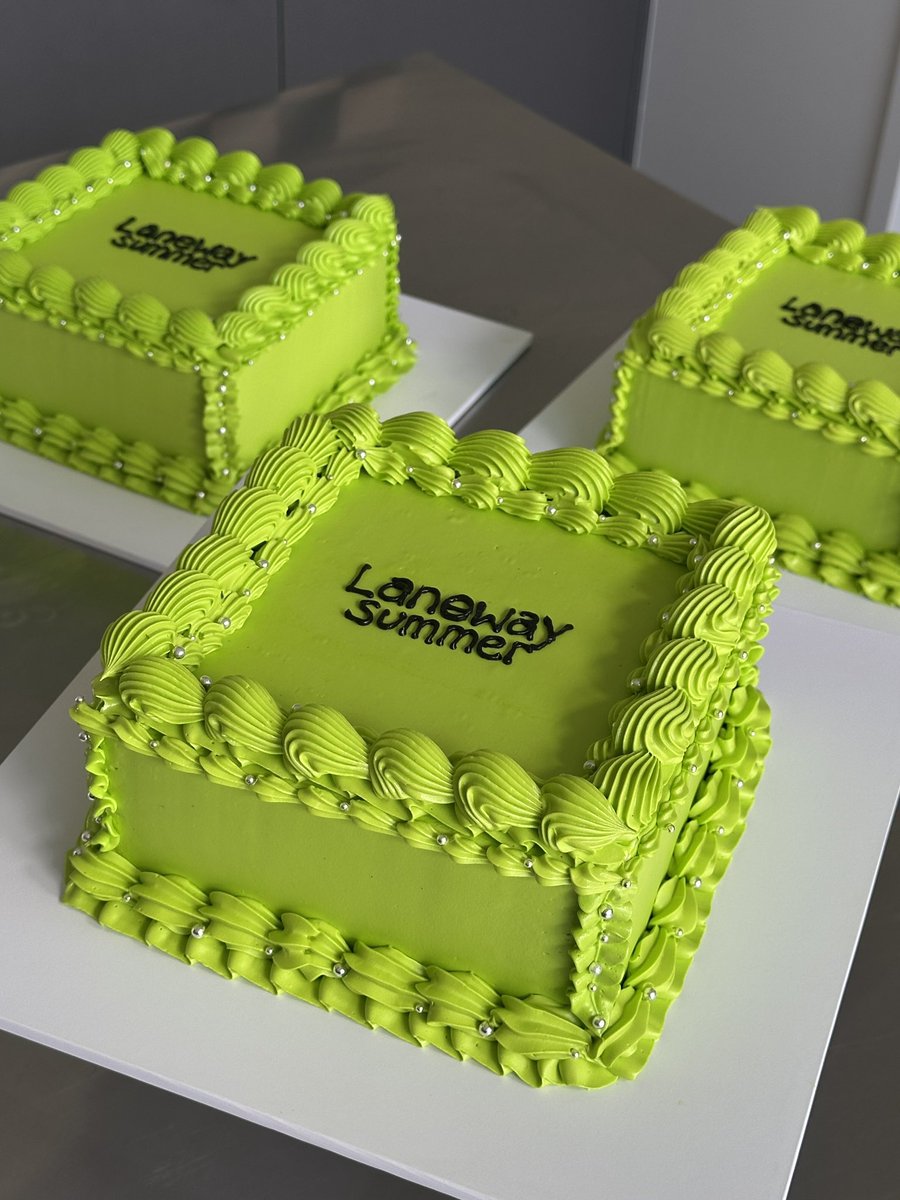 Ready for a #Laneway2025 summer 🏖️💚🍰