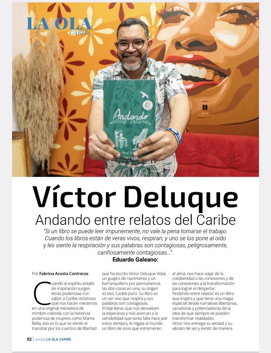 FACOSTAC's tweet photo. La equidad e igualdad de derechos ES CON ELLOS!

Gracias @LaOlaCaribe por publicar mis letras sobre aliados de la causa @EvasyAdanes que tejen nuevas realidades desde las artes

Gracias por tu entrega y tus letras @VDELUQUE
Normalicemos honrarnos entre amigos
Adelante https://t.co/a9RQfp8UFj