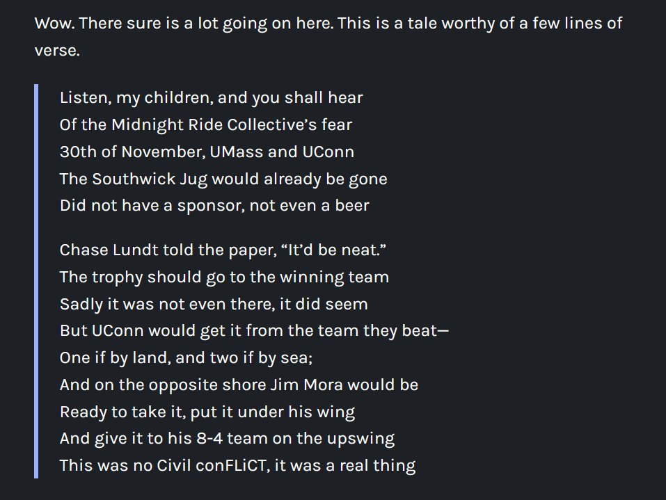 YeahImaBoss413's tweet photo. Dan McQuade (@dhm) released an article on Defector of the #JugGate Controversy, he even gave us a nice poem of it.
https://t.co/eNxt45lZxo https://t.co/oRSnjfY9Jr