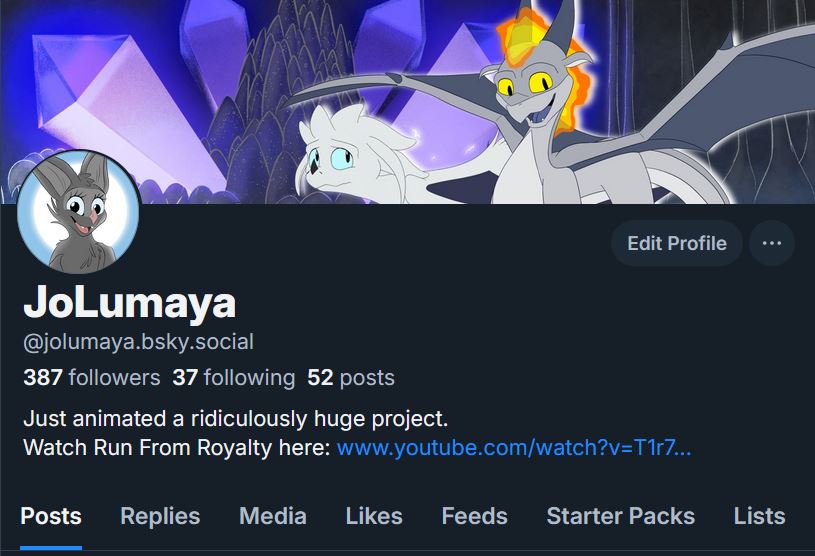 Just a heads up, I will no longer be posting new content on Twitter/X (except probably for talent callouts) If you want to keep up with things like Lumaya Legends or Run From Royalty, go here where the skies are bluer! bsky.app/profile/joluma…