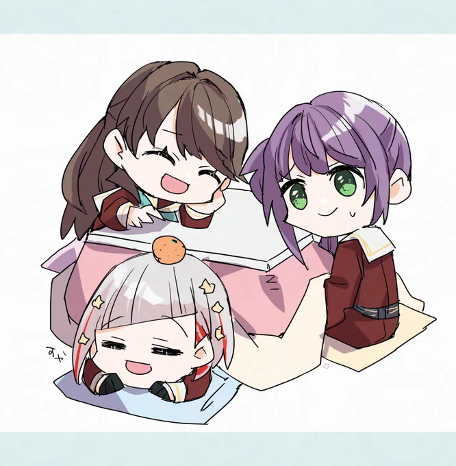 こたつ 蓮ノ大三角 #蓮ノ空美術部 