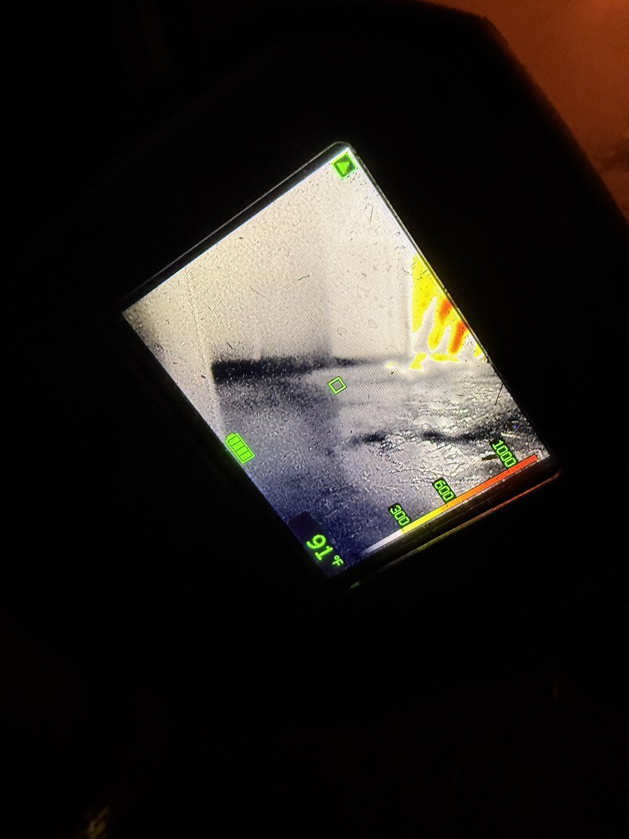 Stay low and go!  At 5’ off the ground the air temp is 300 degrees but at ground level it’s 91. This is why you should not stand up until you are outside.