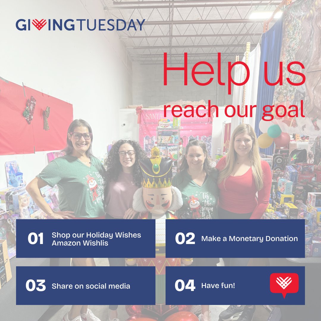 We’re so close to reaching our goal to help children in foster care feel the magic of the holidays! 
🎁 10 toys donated through our  Wishlist tinyurl.com/vfcgl
💞 $1,500 raised by making a donation at voicesbroward.org
#GivingTuesday #SpreadTheJoy