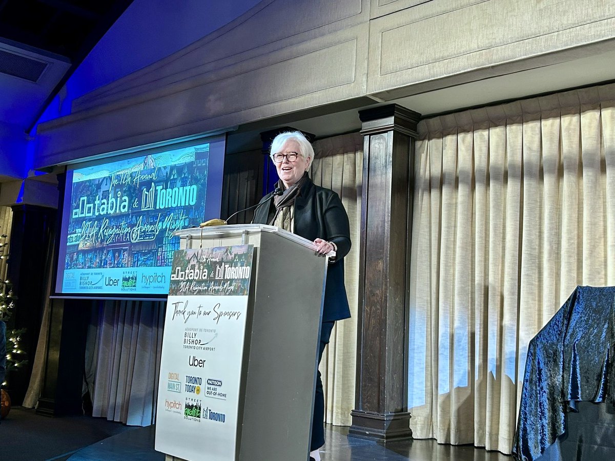 shelleycarroll's tweet photo. Honoured to celebrate our small businesses &amp; BIAs at the 12th Annual BIA Awards hosted by @TABIAnews. These incredible organizations drive vibrant main streets &amp; quality jobs across Toronto. Thank you, ED John Kiru, for marking 55 years of the BIA movement with this special gift! https://t.co/5DVTAtF6lo
