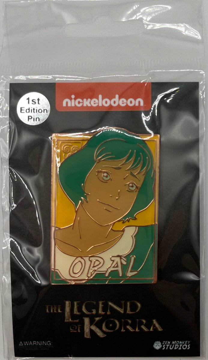 camartsbiz's tweet photo. Zen Monkey Studios The Legend of Korra Pastel Opal 1st Edition Soft Enamel Pin
$29.99
https://t.co/b0CDXulr1g https://t.co/GDXxhtvJvd