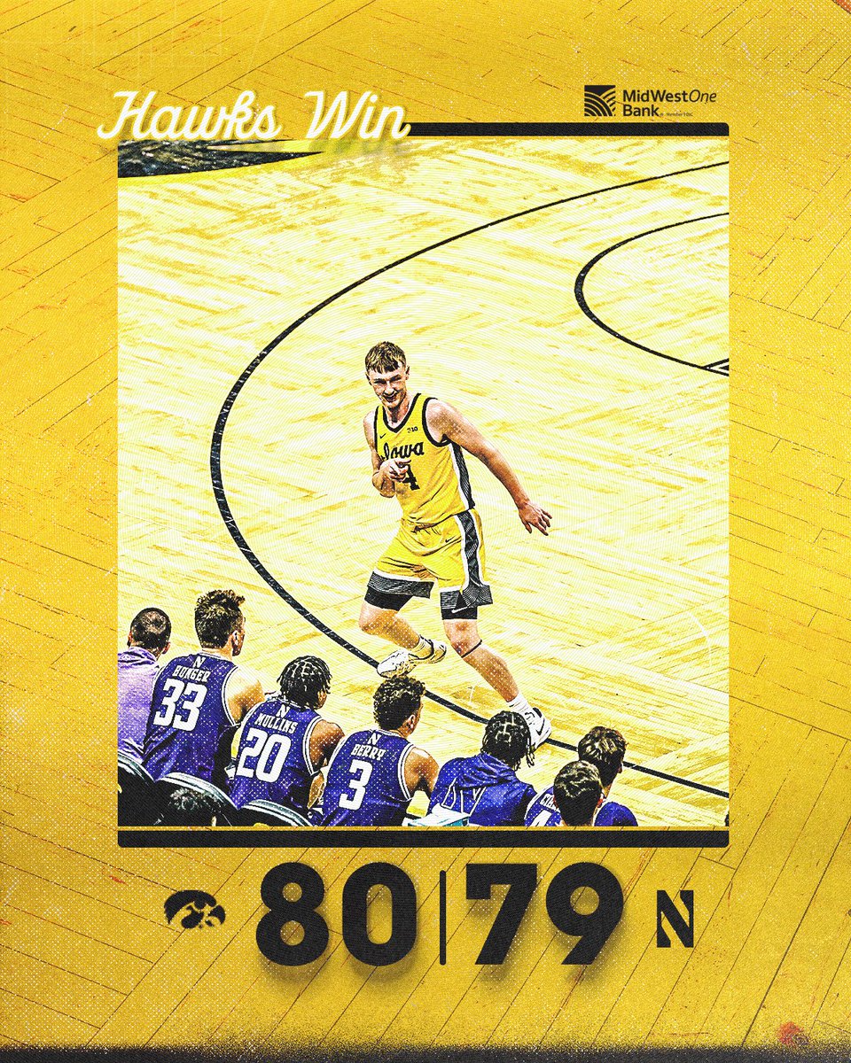 We'll just leave this here. 

#Hawkeyes