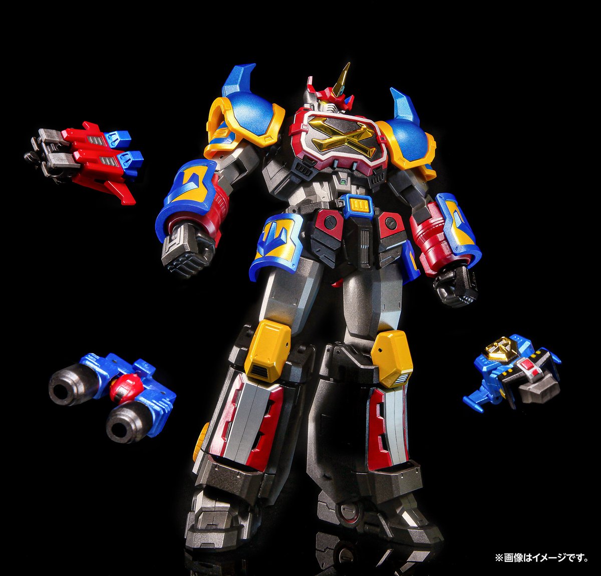 戦国魔神ゴーショーグンの完成品モデルが登場！進械研 戦国魔神