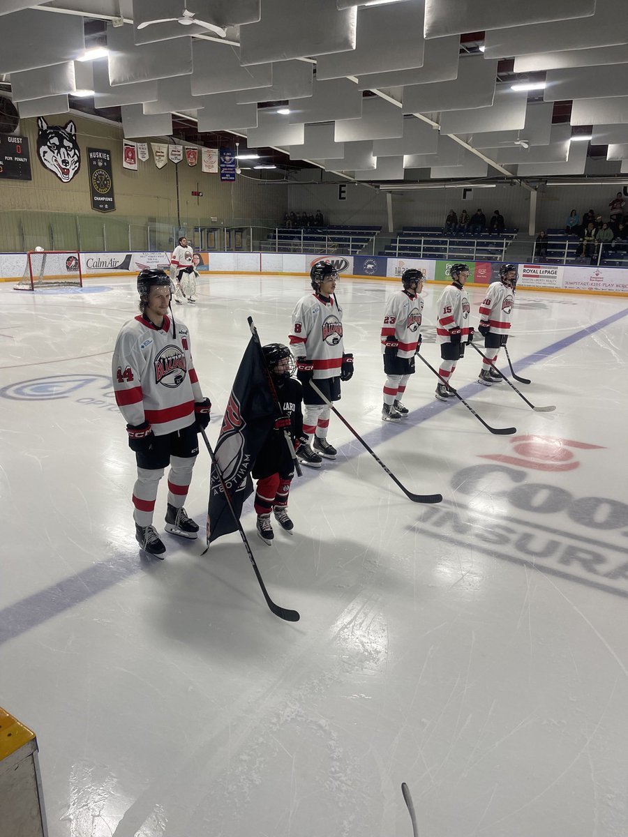 NorManBlizzJrA's tweet image. Tonight’s @awcanada 7th skater is Daxton DeVlieger! He attends Ecole Opasquia School and skates with @thepashuskies! 

Thanks for coming! 

#NorManBlizzard #MJHL #TriCommunity