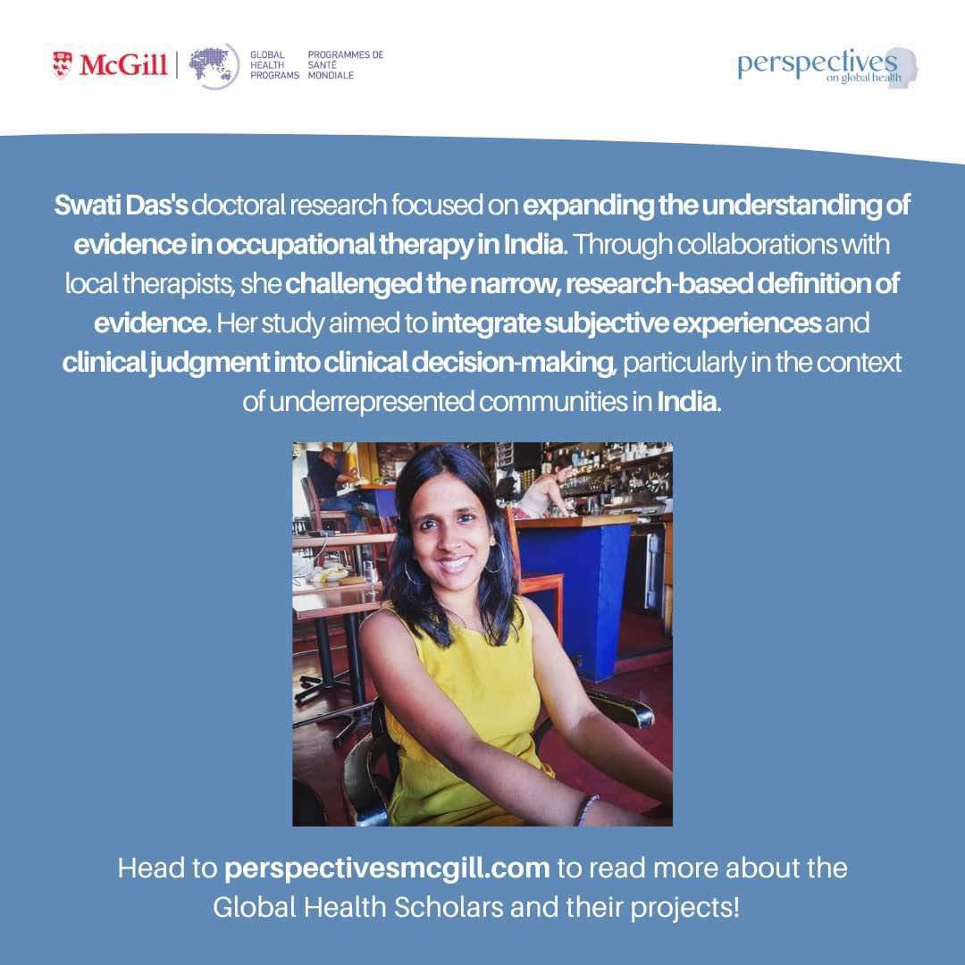 Congratulations to our brilliant Graduate Student Global Health Scholars! Your dedication to advancing global health solutions inspires us all!

*Not all Graduate GH Scholars opted to be in blog and are not pictured above

#globalhealth #globalhealthequity #mcgillperspectives