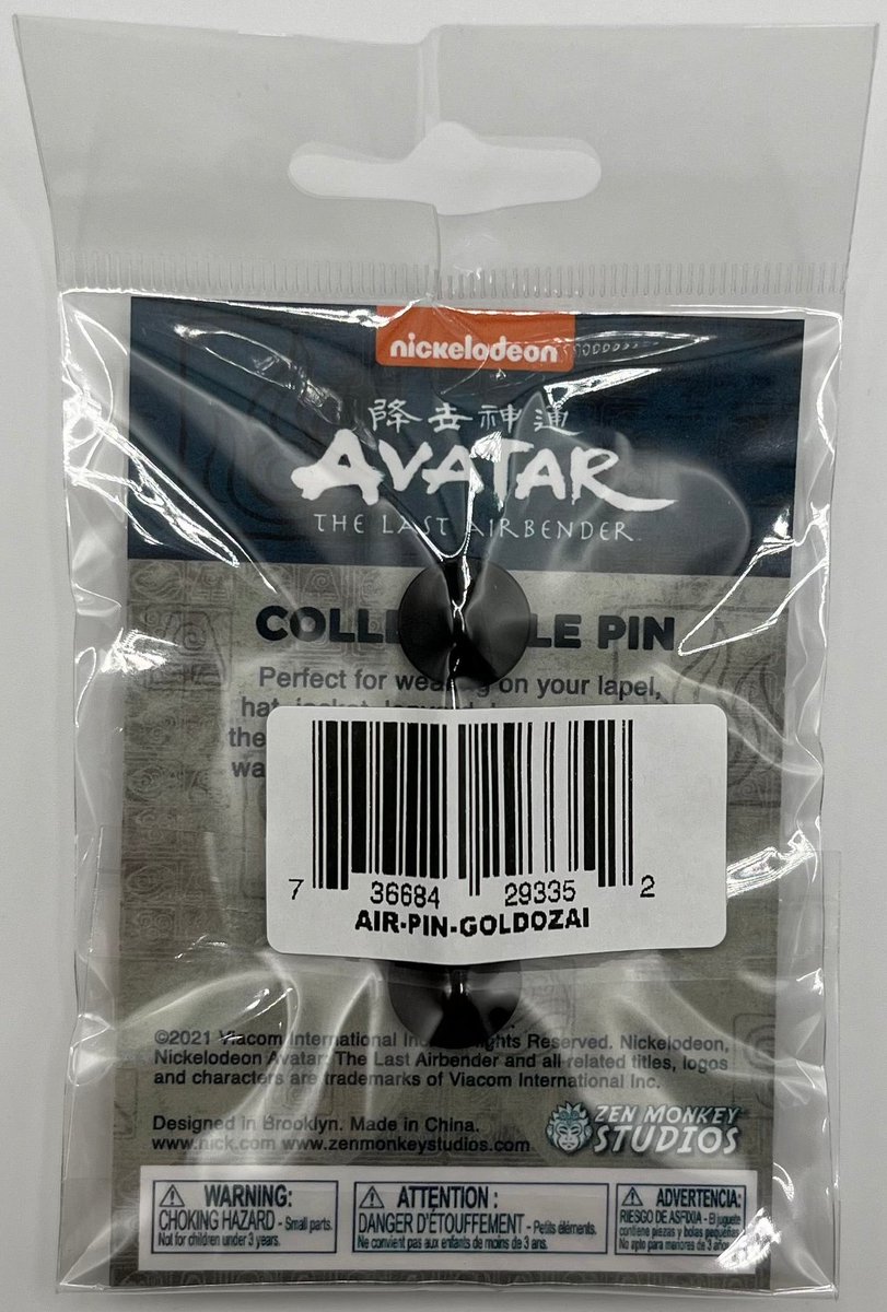 camartsbiz's tweet photo. Zen Monkey Studios Avatar: The Last Airbender Golden Ozai Enamel Pin
$19.99
https://t.co/Osfr1LhV1h https://t.co/FLdvUr9nmp