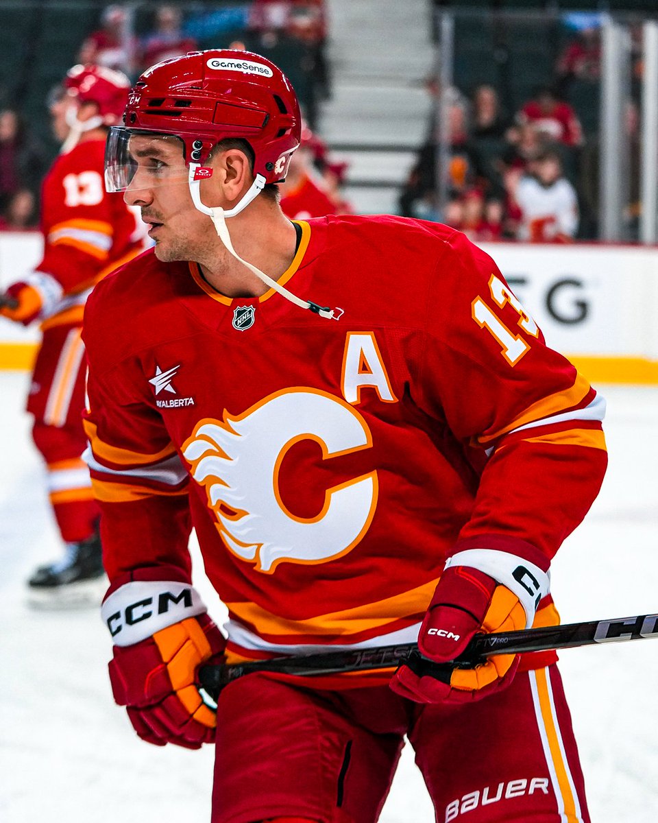 13 forever 💜❤️

Both the <a href="/BlueJacketsNHL/">Columbus Blue Jackets</a> and <a href="/NHLFlames/">Calgary Flames</a> wore Johnny Gaudreau jerseys in warmups ahead of tonight's game.