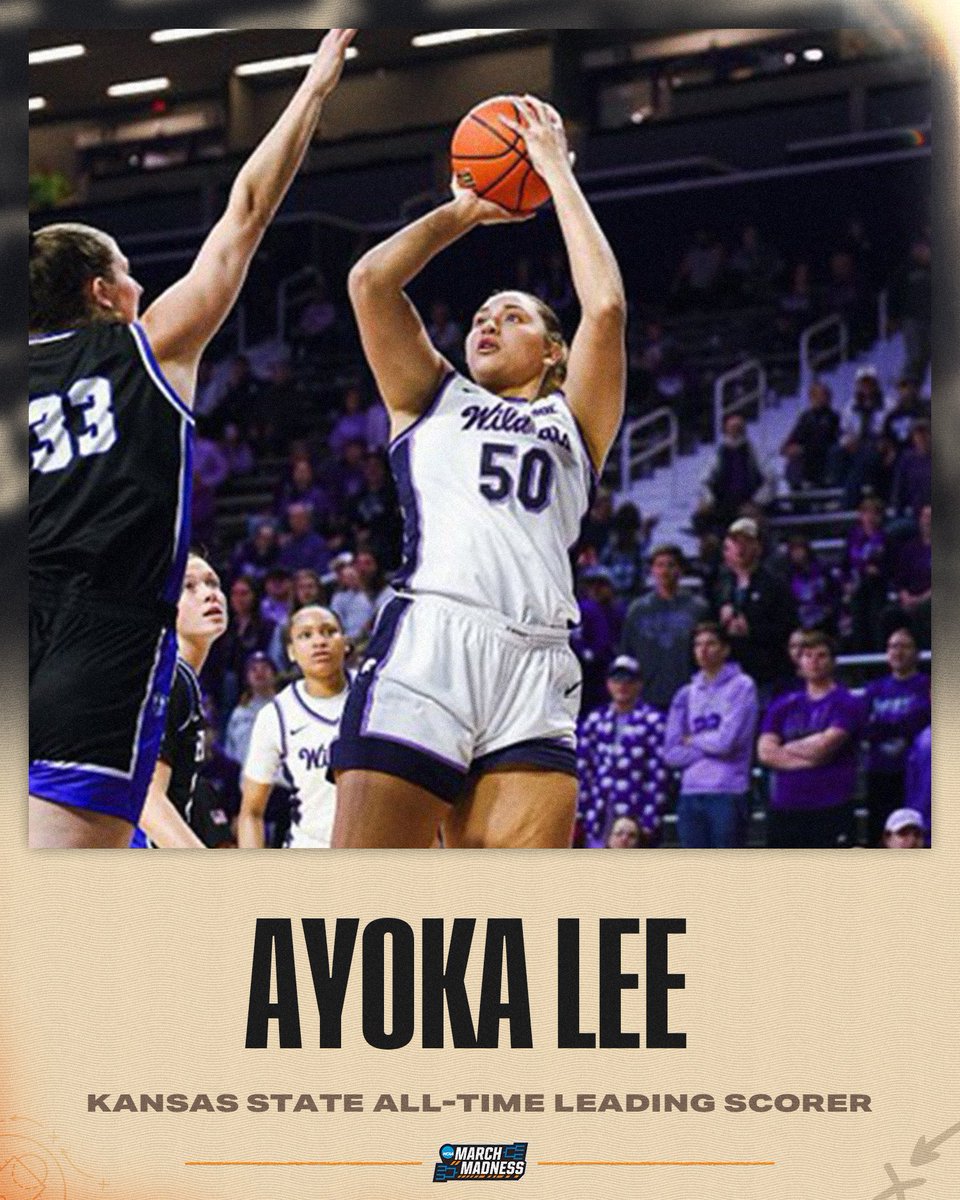HISTORY 👏

Congratulations to <a href="/Yokie50/">Ayoka Lee</a> on becoming <a href="/KStateWBB/">K-State Women's Basketball</a> all-time scoring leader 🎯

#NCAAWBB