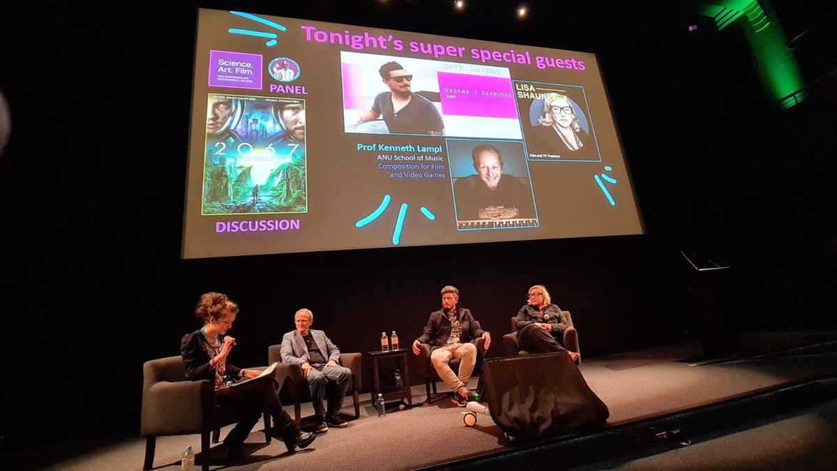 POPSICULE (@anu_popsicule) on Twitter photo Fighting for the future! Our last 2024 Science. Art. Film. <a href="/NFSAonline/">NFSA National Film and Sound Archive of Australia</a> & discussion of the Aussie scifi film "2067" was a blast! Thanks to our special guest panel: director Seth Larney, producer Lisa Shaunessy and composer Prof <a href="/KennethLampl/">Kenneth Lampl</a>
#scifi #popculture #sciencecomm Fighting for the future! Our last 2024 Science. Art. Film. <a href="/NFSAonline/">NFSA National Film and Sound Archive of Australia</a> & discussion of the Aussie scifi film "2067" was a blast! Thanks to our special guest panel: director Seth Larney, producer Lisa Shaunessy and composer Prof <a href="/KennethLampl/">Kenneth Lampl</a>
#scifi #popculture #sciencecomm