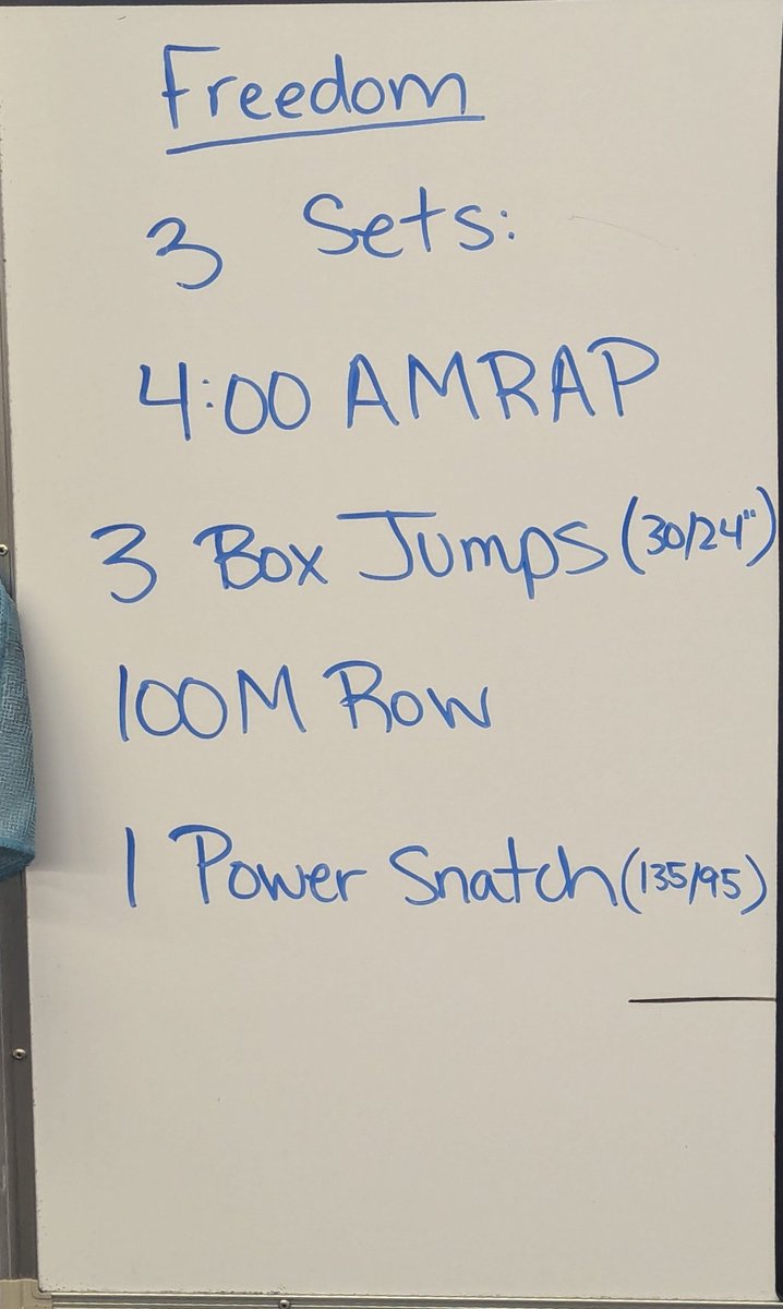 First CrossFit class after football season.