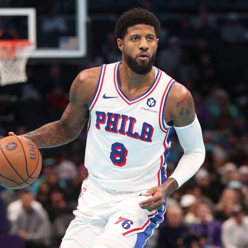 jacob_moreno_'s tweet photo. Paul George tonight

- 29 points 
- 8 assists
- 3 stocks
- 10/16 field goals
- 6/9 threes

📸: Brock Williams-Smith (Getty Images) https://t.co/parr3jxy6T