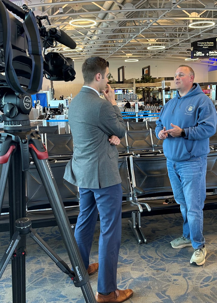 Watch as we take <a href="/wsoctv/">WSOCTV</a> behind the scenes searching for drugs at Charlotte Douglas International Airport shorturl.at/ANgGe #protectthehomeland