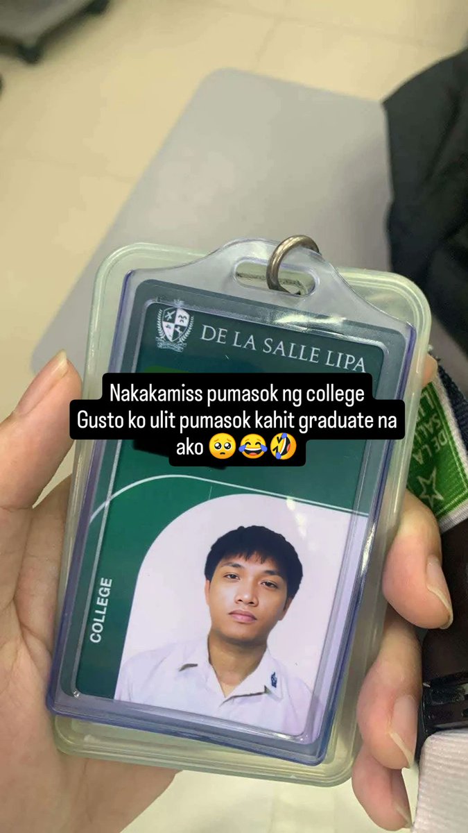 balibolistaarc's tweet photo. Gusto ko na ulit maging estudyante, gusto ko na ulit magaral kahit graduate na 🤣😂🥺 #AnimoLasalle #dlsl #dlsu #ProudLasallian 🏹💚 https://t.co/b2sHxJTOOF