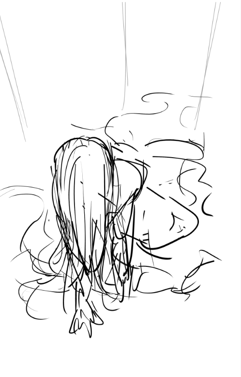 お絵描きができていない 