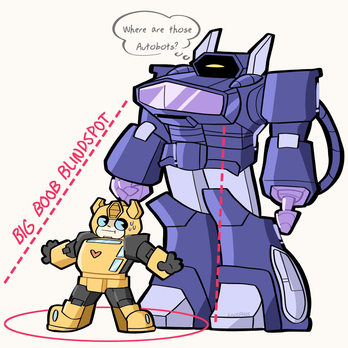 Blind spot 
#Transformers #Shockwave