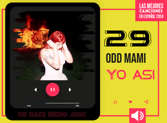 mehaceruido's tweet photo. Las mejores 50 canciones en español de 2024 según MHR #MHR24 https://t.co/P66gU3AHxZ

27. Mujeres + @SVPER_SVPER  /// Un final ideal
28. @Caserosincasa /// Algo que ganar
29. @oddmamibot  /// Yo así
30. @lasodiomazo /// Autoexplotación https://t.co/Qm4knV486M