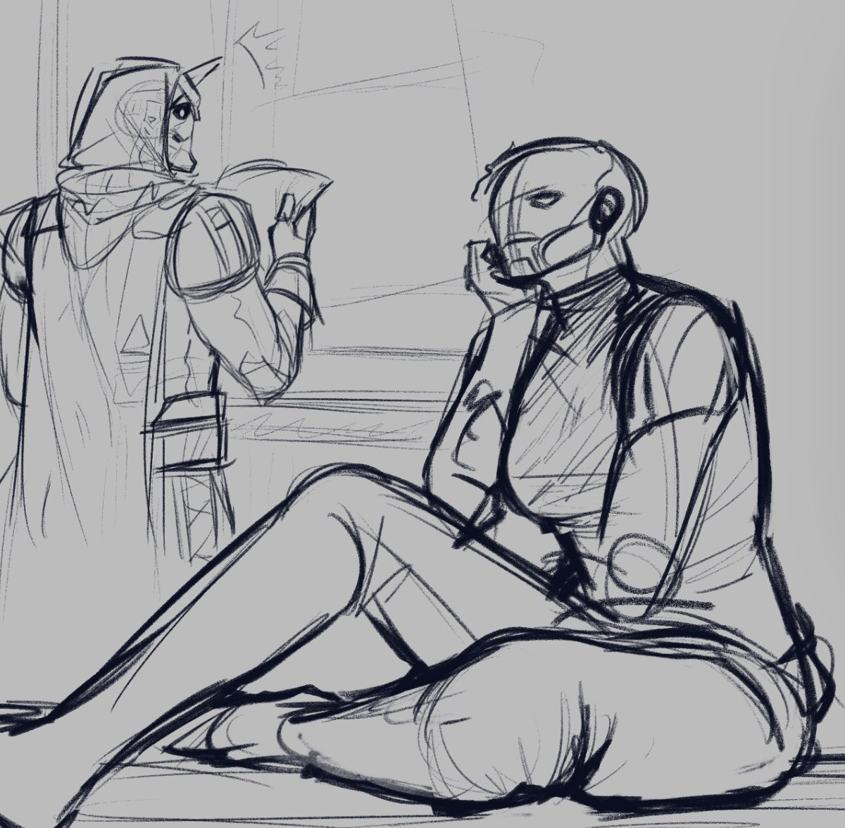 EchoSong971's tweet photo. various lil wip sneak peeks and sketches 😌
——————
#Echo3 #Cayde6 #Destiny2Art #wip https://t.co/qbyV51MAg2