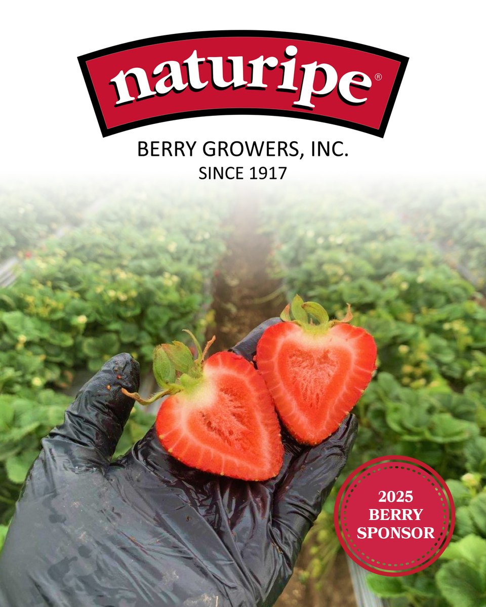 We want to thank Naturipe Berry Growers, Inc. for supporting our 2025 Conference as a Berry sponsor! Naturipe Berry Growers, Inc. is a Salinas, California based grower cooperative.

Learn more: naturipeberrygrowers.com

#NARBA #berrygrower #strawberries #raspberries #blackberries