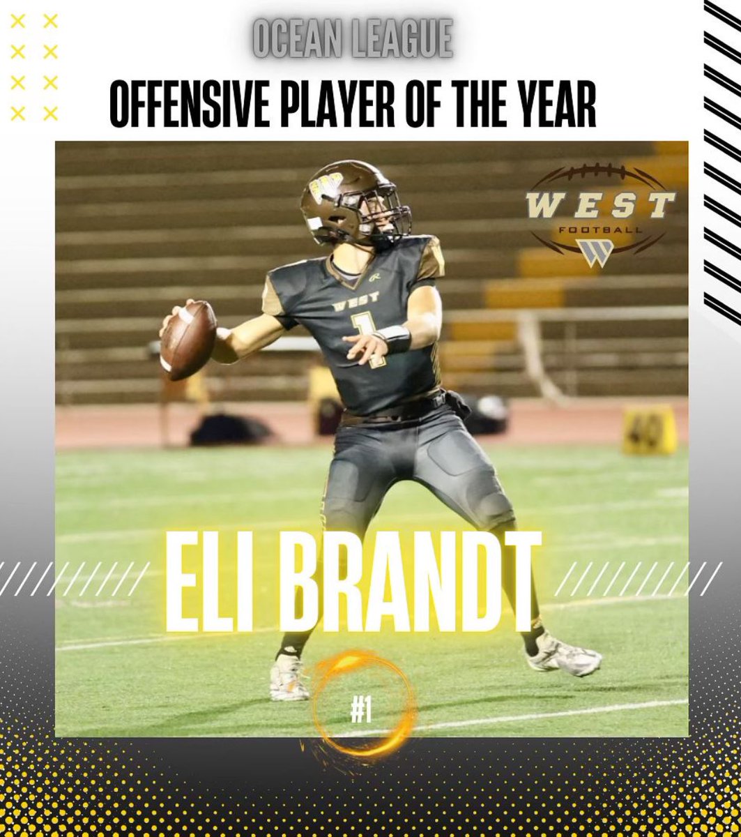 Eli_Brandt06's tweet photo. Blessed to be named Ocean League Offensive Player of the Year🙏🙏
Thankful for my team and all my coaches who helped me put together an awesome season!!💪
@WTWarriorFB @dubbcity22 @breezepreps https://t.co/vHQmaHjHpv
