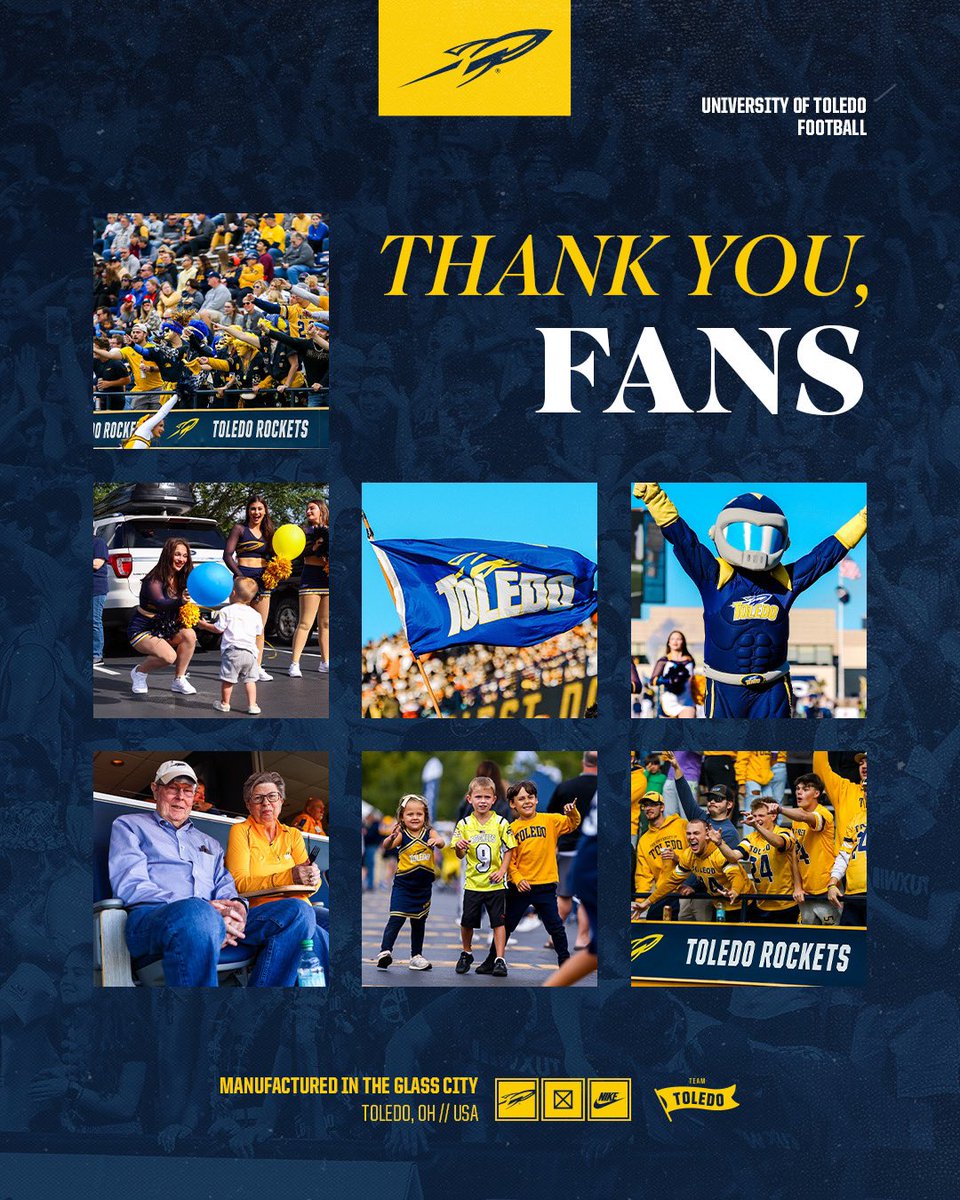 ToledoFB's tweet image. For the 7️⃣th season in a row you all delivered and we remain at the top of the MAC in attendance‼️🚀

We can’t wait to see you all next year 💛💙

#TeamToledo