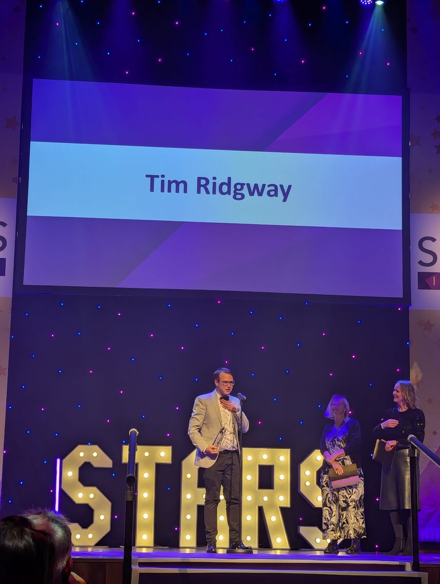 SurreyNews's tweet photo. It's time to celebrate the winner of our Star Transformation Award... Tim Ridgway! 🏆 
Tim has transformed communication with Surrey businesses and led the development of a new platform for business support. https://t.co/MaNcuUIOqT 
Sponsored by Gate One and Public Digital. https://t.co/R24B7ai7NX