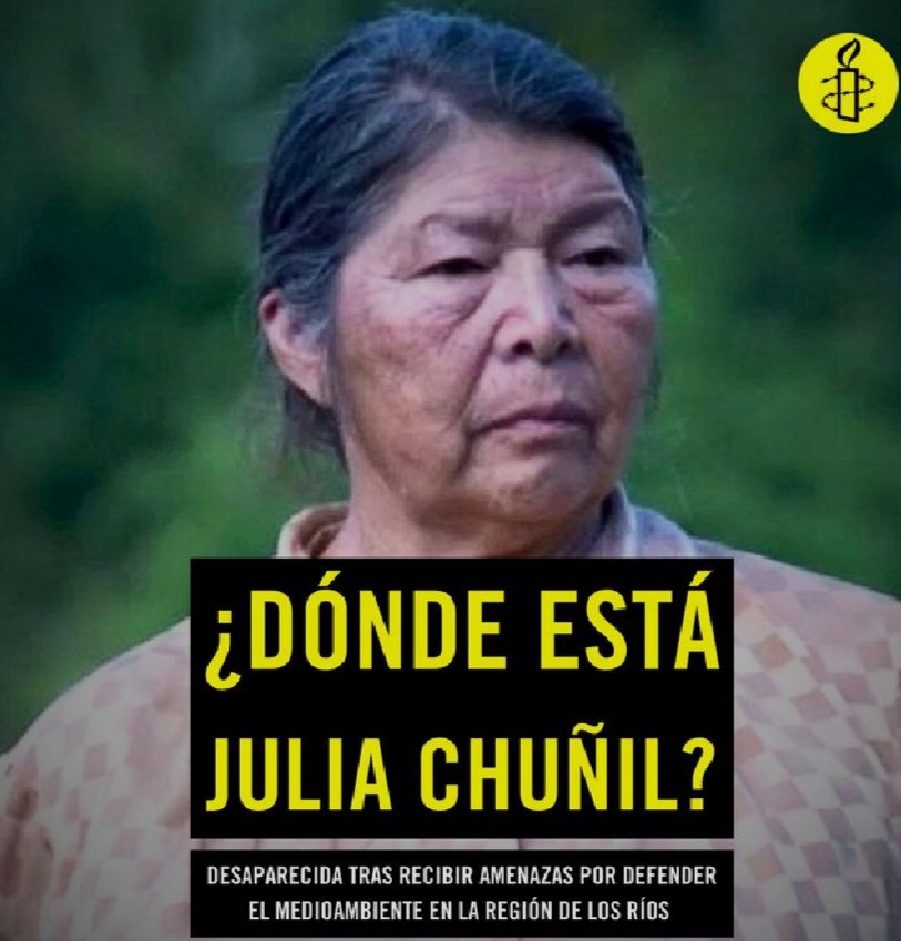 msolecabezas's tweet photo. @adnradiochile Mucha fuerza a la familia, ahora  @adnradiochile difunda la desaparición y búsqueda de Julia Chuñil  #DondeEstaJuliaChuñil https://t.co/yo8BCc4TJM