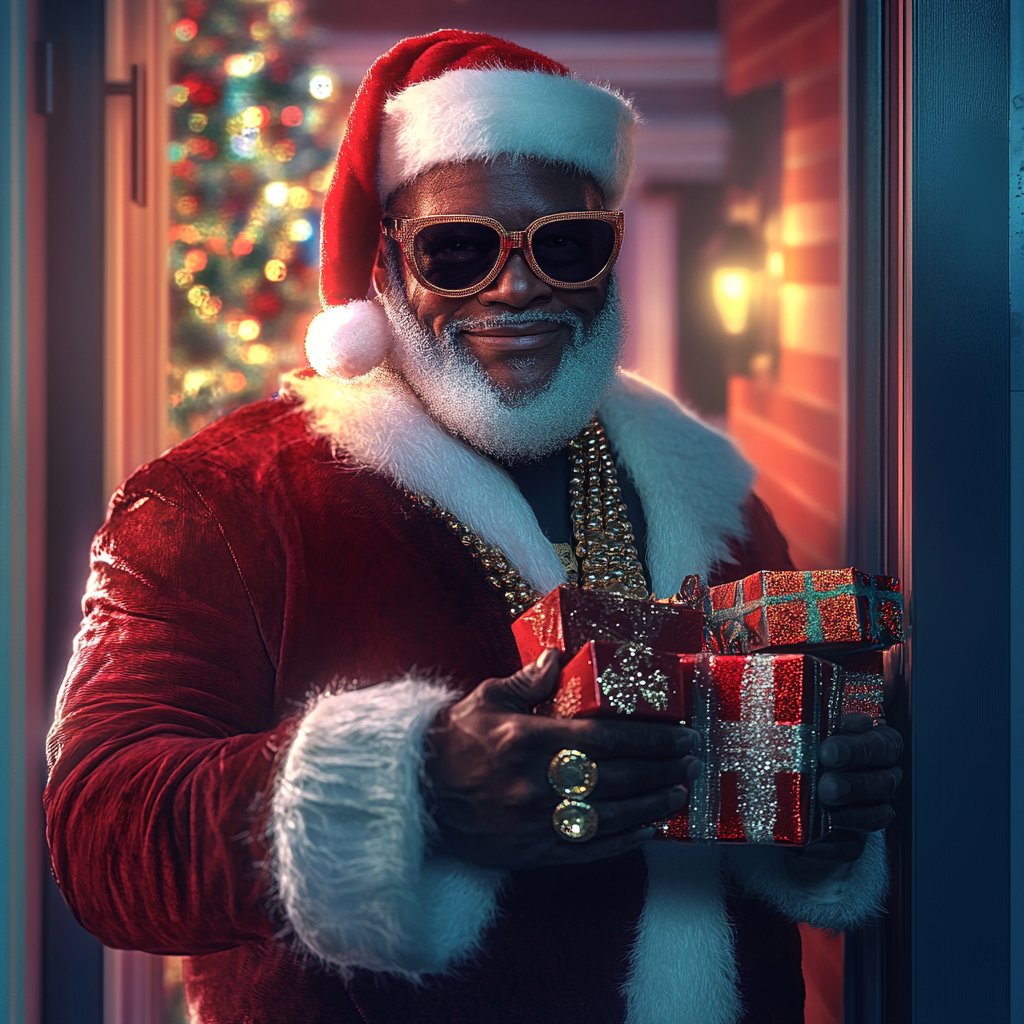 niggasantaai's tweet photo. Santa’s not sliding down your chimney this year. I’m buzzing the doorbell like a civilized legend. 🔔🎁#ModernSanta #NewTraditions
#Crypto #Blockchain #HODL #Web3 #AI #meme #memecoin https://t.co/zGFihTl5i4