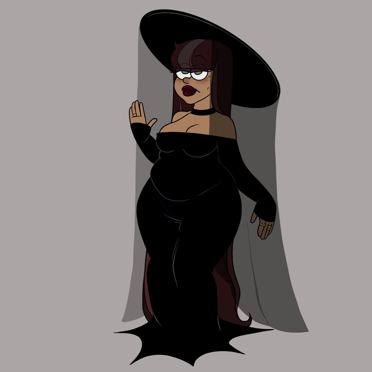 Acantha would fit perfectly into gravity falls with her “fun sized” self