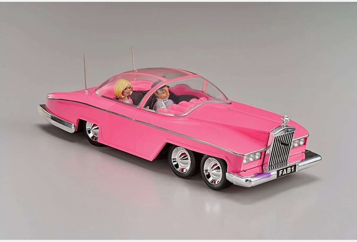 _naturaldesign's tweet photo. @SkyNews @RichardHammond Design department using retro pink and turning back the clock.  Lady Penelope not amused! https://t.co/Ku1fuGgDAf