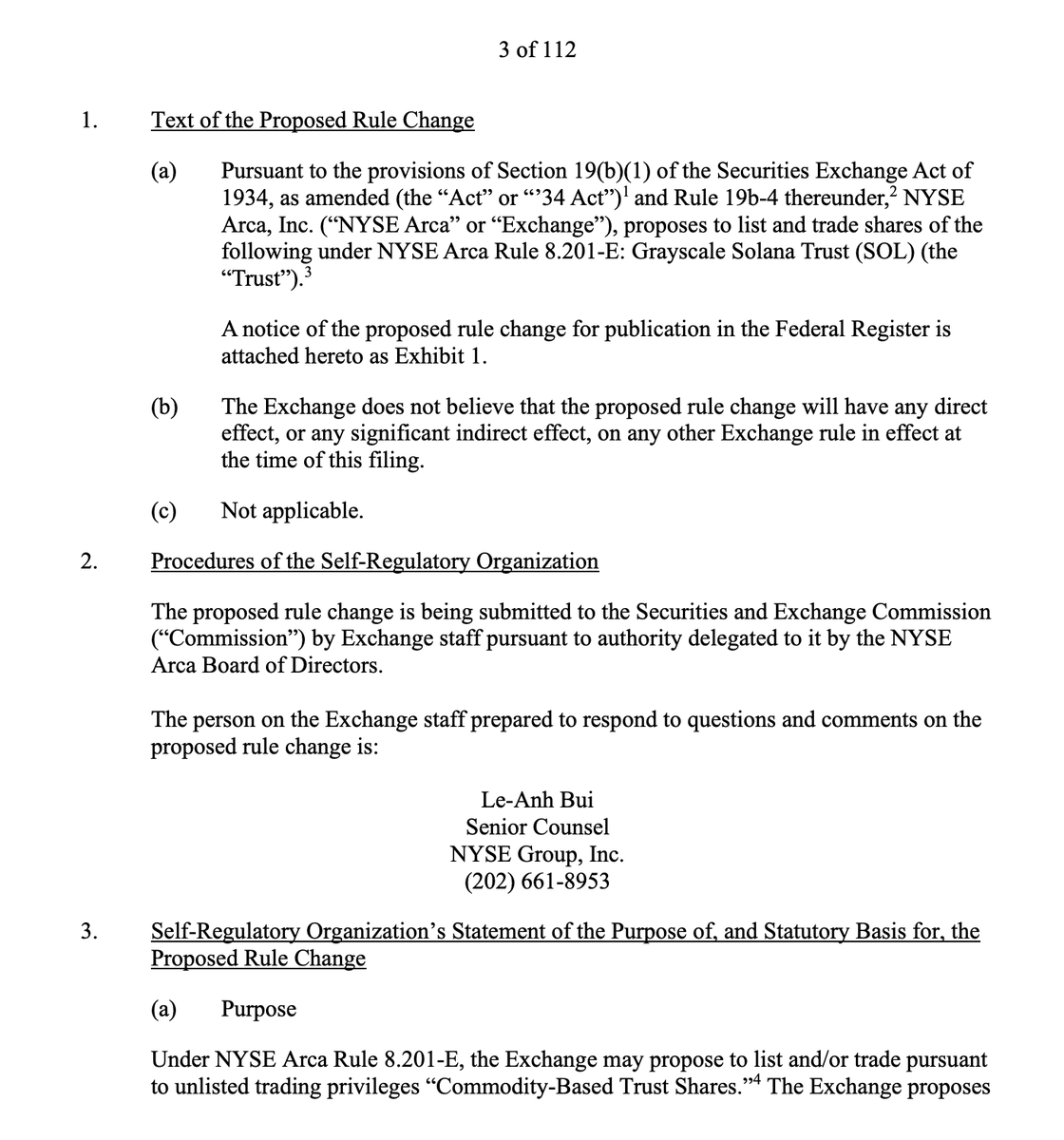martypartymusic's tweet photo. ETF News: @Grayscale  proposed rule change to convert $GSOL into a Spot ETF

https://t.co/mi4ire3wh9

Give it a read - this is our first view into how the industry regulators and issuers will structure and describe Gen 3 blockchain network tokens. https://t.co/mgczCiDvXb
