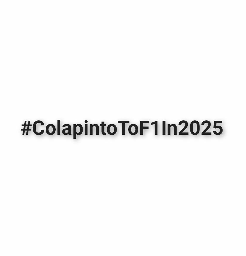 Alguien que me ayude, no alcanzo a ver que dice en esta imagen. ¿Que dice?👀

#ColapintoToF1In2025