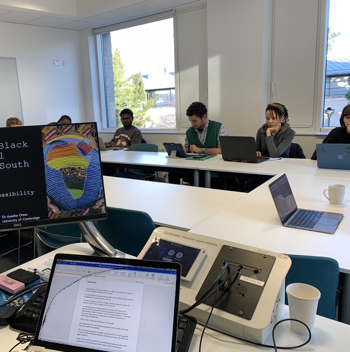 Ayesha Omar 🇿🇦 (@drayeshaomar) on Twitter photo A great experience guest lecturing Mphil in African Studies students on African Intellectual History at University of Cambridge today. <a href="/CASCambridge/">African Studies</a> A great experience guest lecturing Mphil in African Studies students on African Intellectual History at University of Cambridge today. <a href="/CASCambridge/">African Studies</a>